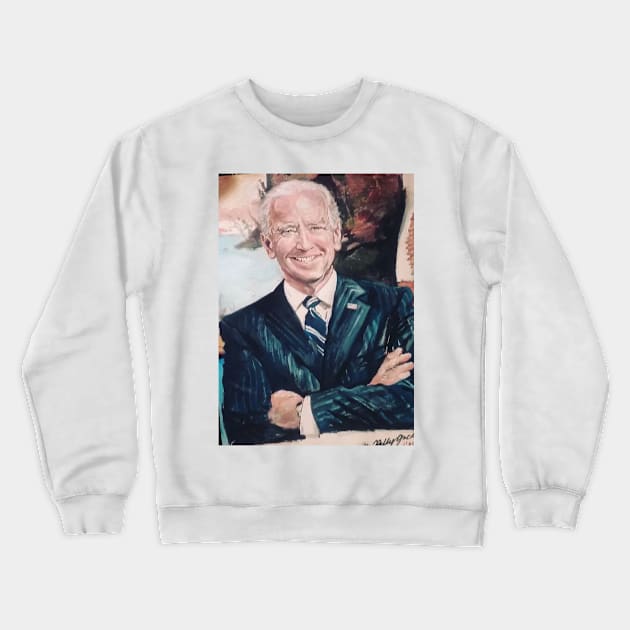 President Joe Biden Crewneck Sweatshirt by billyhjackson86